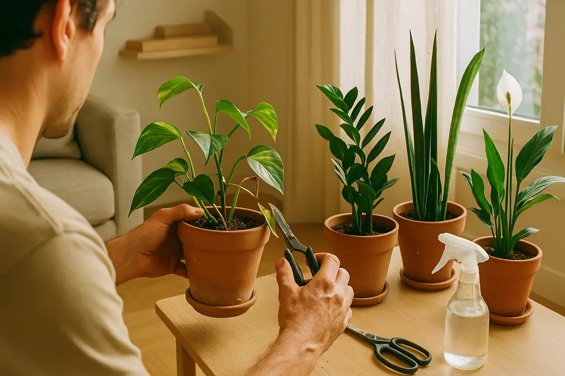 Plantas de interior: dicas para decoração e qualidade do ar
